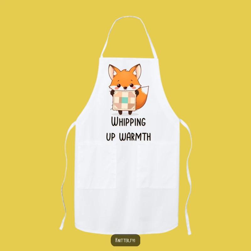 Funny Fox Quilt Apron - Protect Your Clothes with This Hilarious Crafty Design