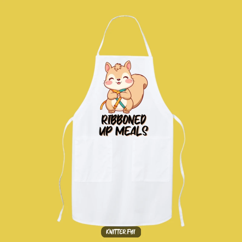 Funny Squirrel Apron: Keep Clean While Crafting with Flair