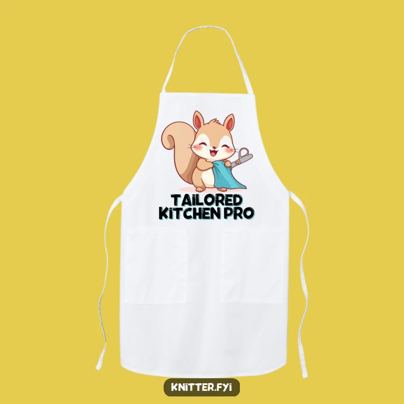 Funny Squirrel Apron: Keep Clean While You Craft with This Hilarious Gear