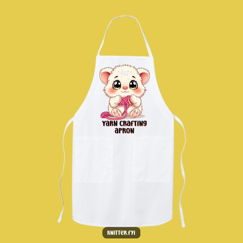 Funny Yarn Weaver Apron: Craft with Confidence, Featuring a Creative Creature, A Fun Funny Gift