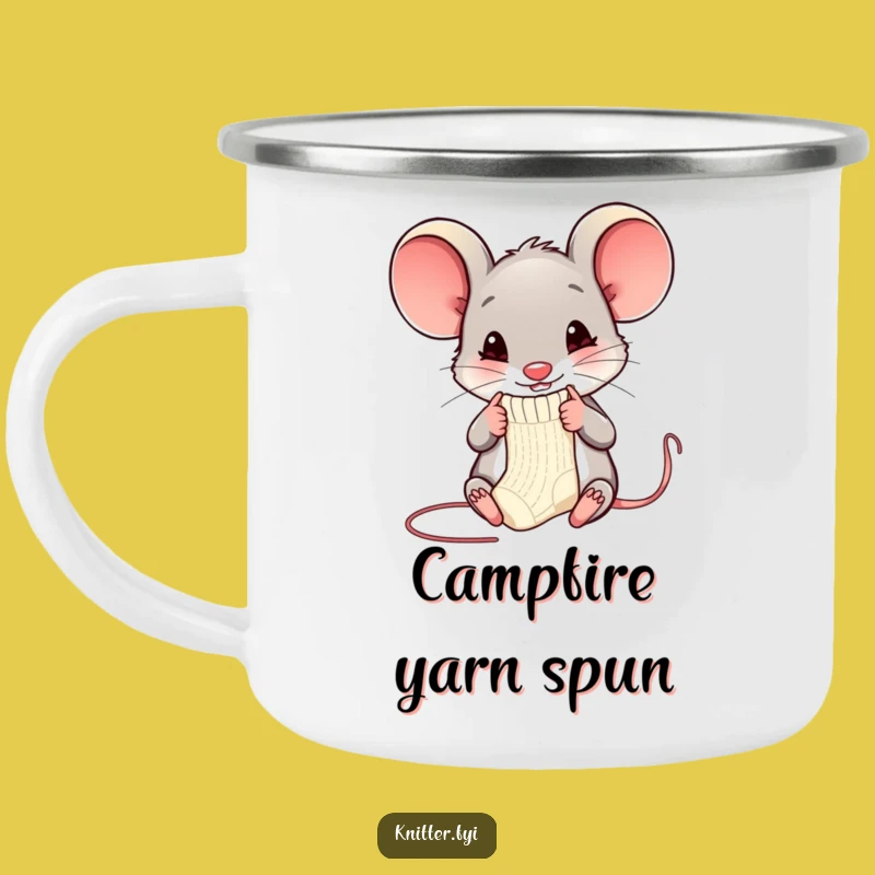 Funny Mouse Camp Mug: Hilarious Mouse Brew Cup for Campers