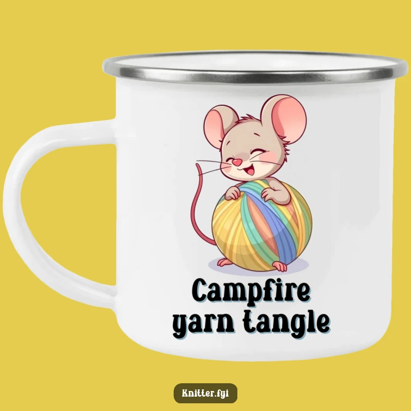 Durable Funny Mouse Camping Mug: Crafting Campfire Cheer, Great Funny Gift