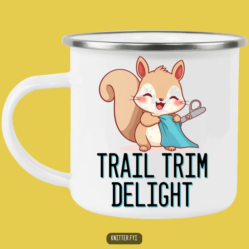 Funny Squirrel Camping Mug: Your Crafty Companion for Outdoor Projects