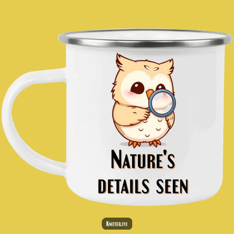 Funny Owl Adventure Mug: Hilarious Owl Camp Cup for Outdoors