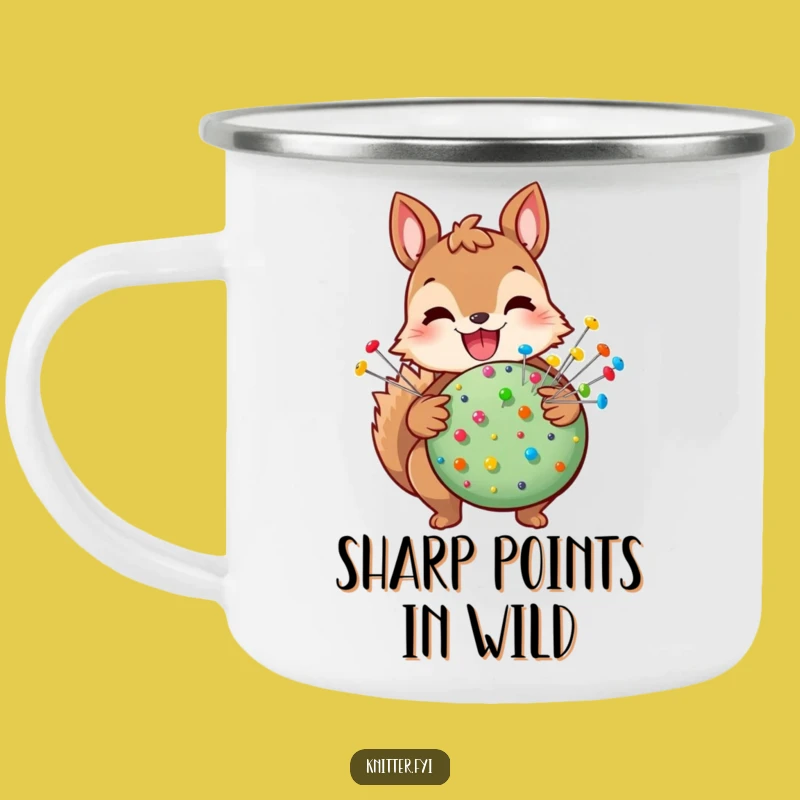 Funny Squirrel Adventure Mug: Hilarious Squirrel Camp Cup