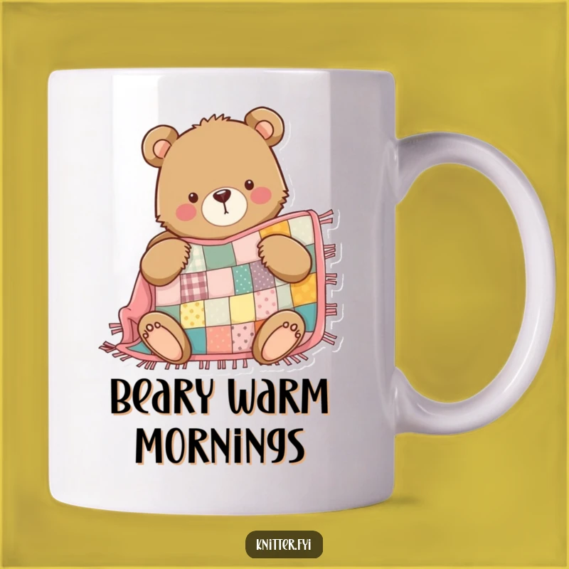 Funny Bear Sewing Mug: Proud Quilter Bear, Perfect Gift for Crafters