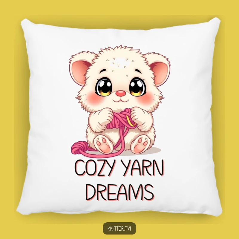 Cozy Funny Yarn Weaver Pillow: Soft Comfort for Crafters, An Amazing Funny Gift