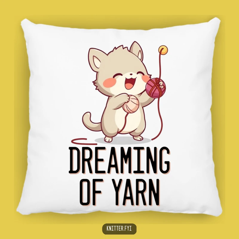 Funny Yarn Creature Pillow: Cozy and Hilarious Accent for Sofa and Bedding