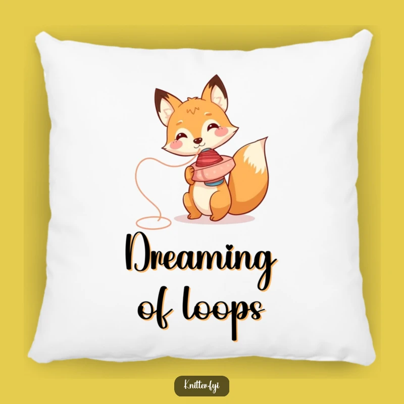 Funny Fox Pillow: Snuggle Up with This Comical and Cozy Companion