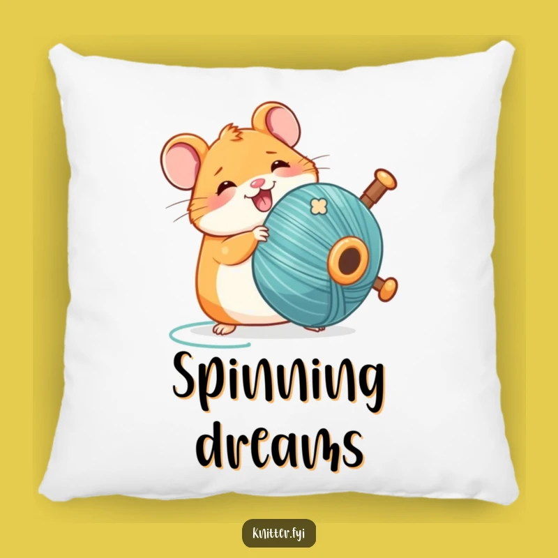 Funny Kawaii Hamster Pillow, Soft and Hilarious Accent for Cozy Craft Corners