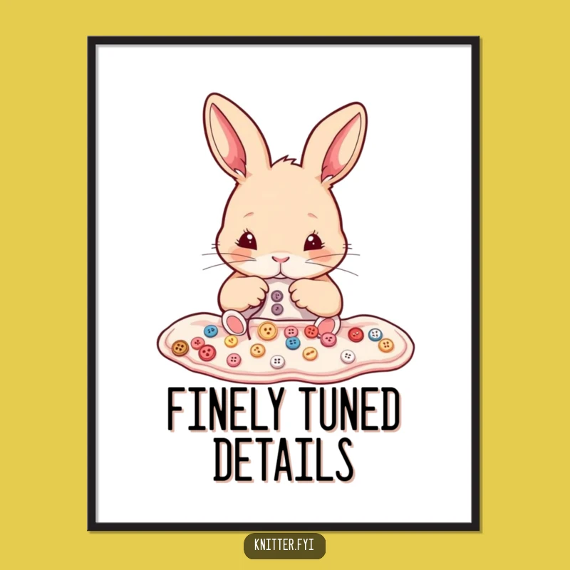 Funny Rabbit Sewing Digital Art - Instant Download of Hilarious Bunny Craft Artwork