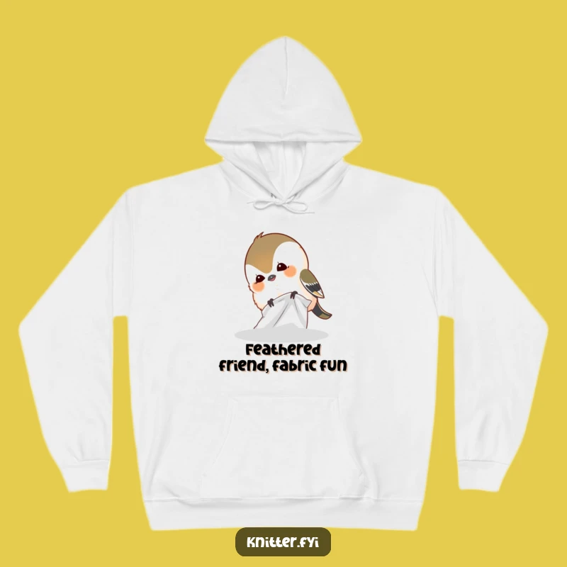 Funny Giggling Chickadee Hoodie - Cozy & Humorous Bird Lover Gift