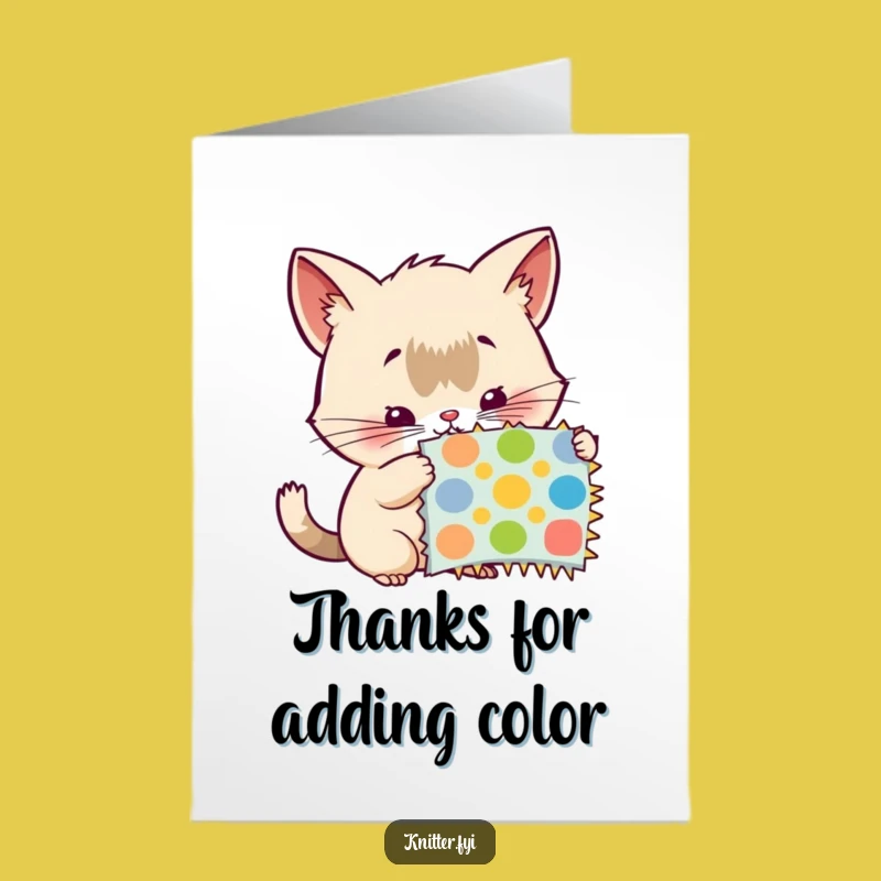 Free Printable Thank You Card: Creature & Pattern Interest - Expressive Download