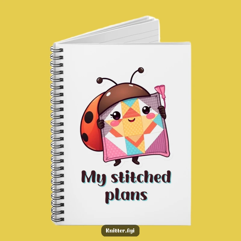 Funny Ladybug Notebook: Jot Down Your Quilting Ideas