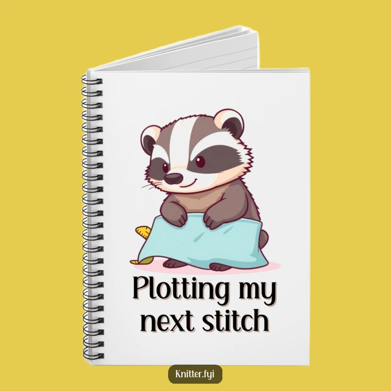 Funny Badger Measuring Notebook - Journal Your Projects with Precision